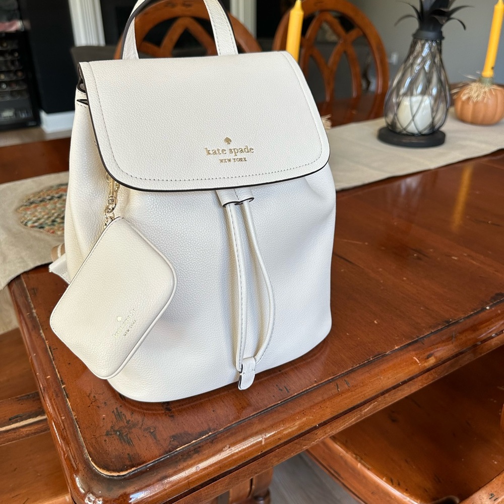 Kate Spade Cream Backpack